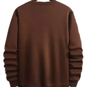 Cool Plain Brown Sweatshirt